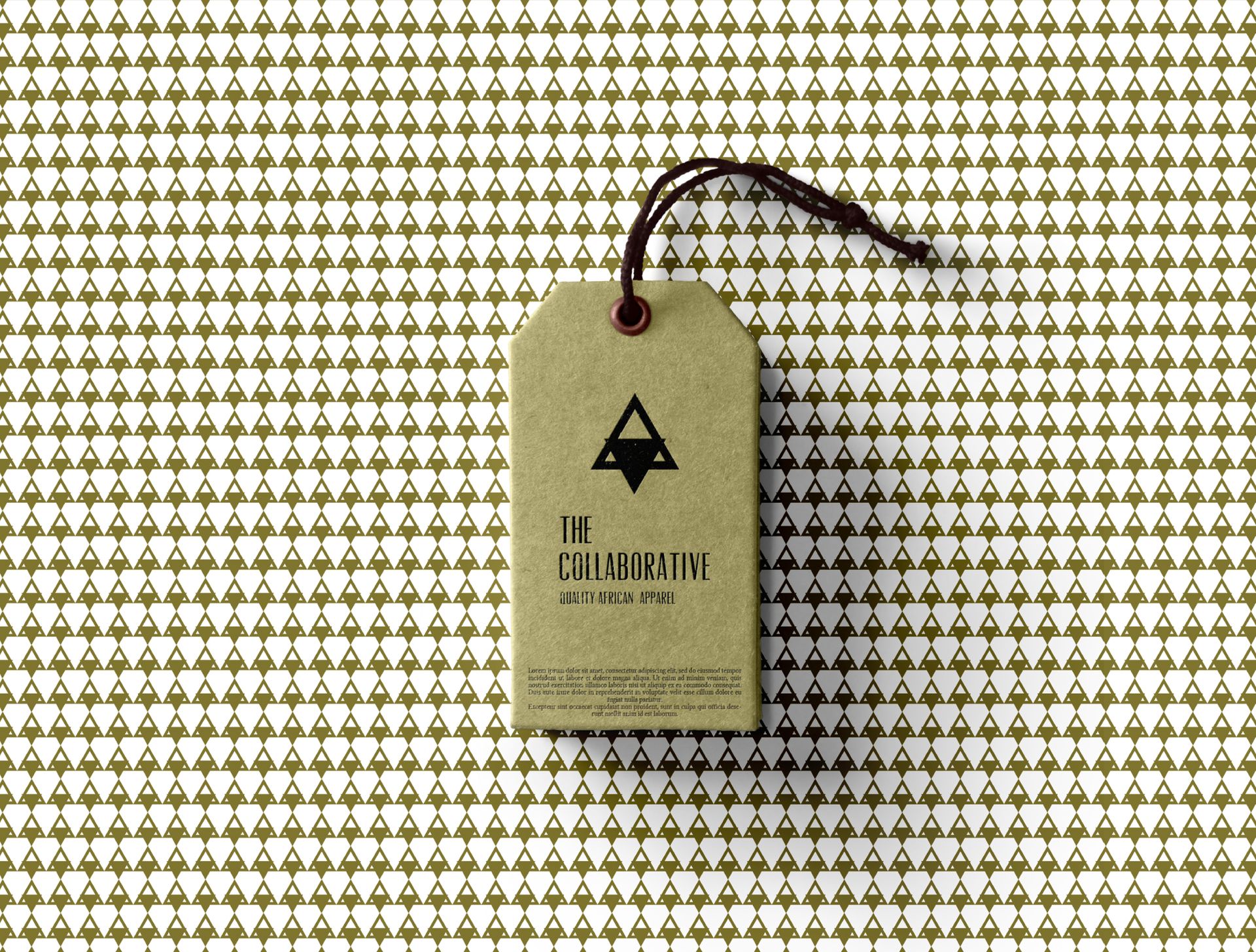 Fashion label tag design